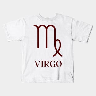 VIRGO SYMBOL Kids T-Shirt